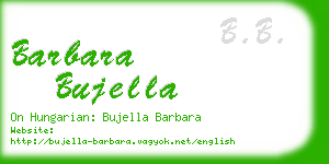 barbara bujella business card